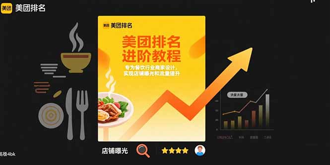 美团排名进阶教程：专为餐饮行业商家设计，实现店铺曝光和流量提升-副业网
