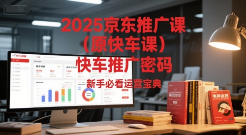 2025京东推广课(原快车课)解锁京东快车推广密码，新手必看运营宝典-副业网