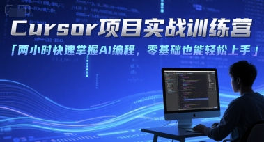 Cursor项目实战训练营，两小时快速掌握AI编程，零基础也能轻松上手-副业网