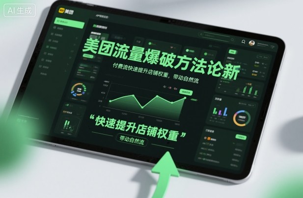 美团流量爆破方法论，付费流快速提升店铺权重，带动自然流-副业网