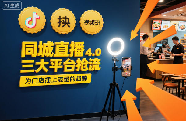 同城直播实操班4.0，三大平台抢流，为门店插上流量的翅膀-副业网