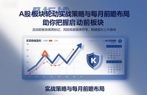 A股板块轮动实战策略与每月前瞻布局，助你把握启动前板块，规避风险，实现稳健盈利-副业网