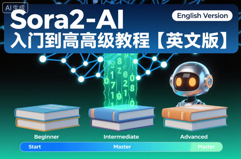 Sora2-AI入门到高级教程【英文版】-副业网