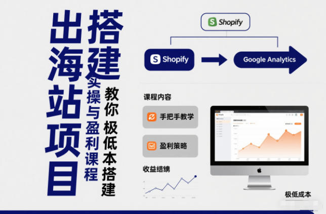 小淘出海站项目，搭建实操与盈利课程，手把手教你用极低成本搭建-副业网