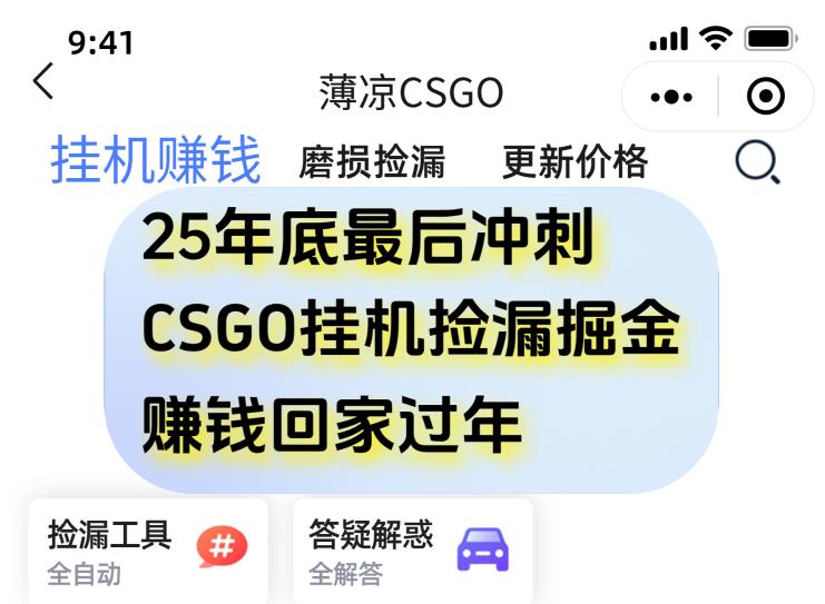 用CSGO游戏挂机捡漏掘金赚钱掘金，一部手机轻松日入500+-副业网