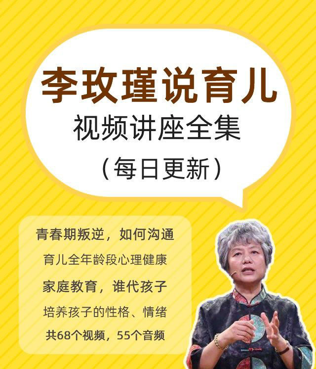 育儿专家李玫瑾讲座全集-副业网