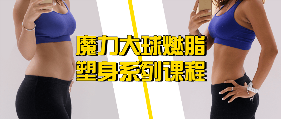 魔力大球燃脂塑身系列课程-副业网