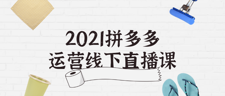 2021拼多多运营线下直播课-副业网