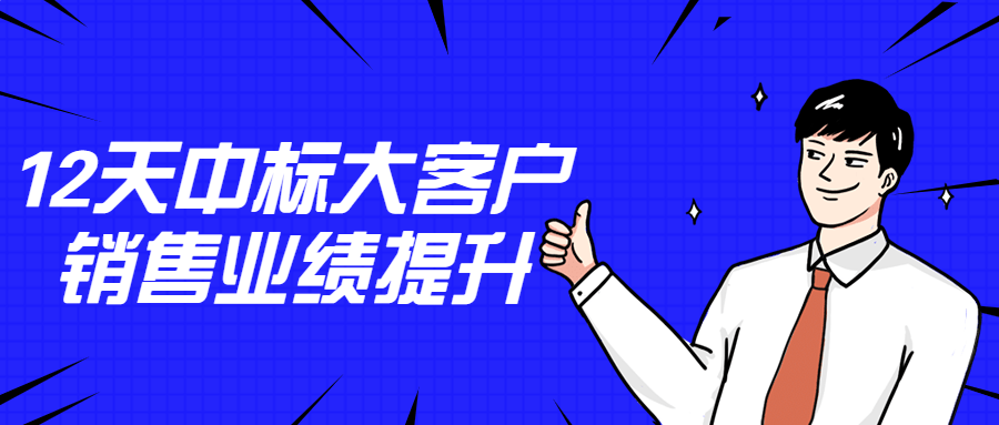 12天中标大客户销售业绩提升-副业网