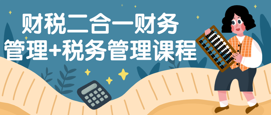 财税二合一财务管理+税务管理课程-副业网