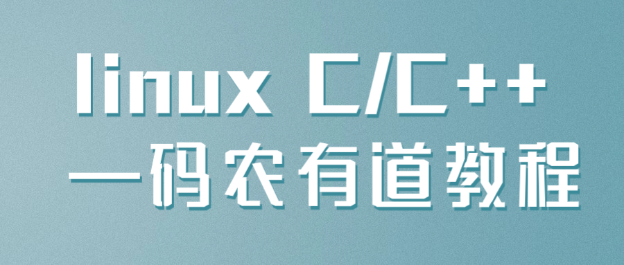 linux C/C++ —码农有道教程-副业网