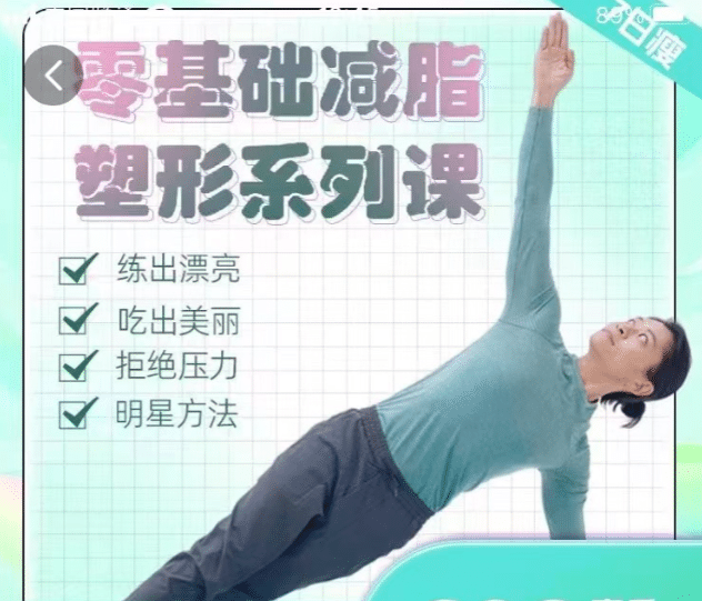 明星身材管理 零基础减脂塑形-副业网