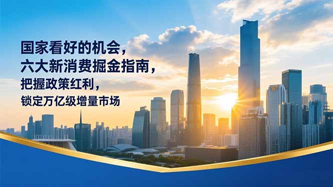 某付费文章：国家看好的机会，六大新消费掘金指南，把握政策红利，锁定万亿级增量市场-副业网