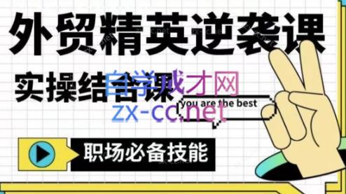 大表姐·外贸精英逆袭-实操综合课-副业网