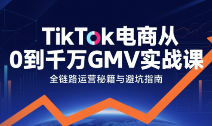 三千老师·TikTok电商从0到千万GMV实战课-副业网