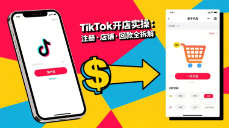 大熊跨境·TikTok从开店到投流的进阶课-副业网