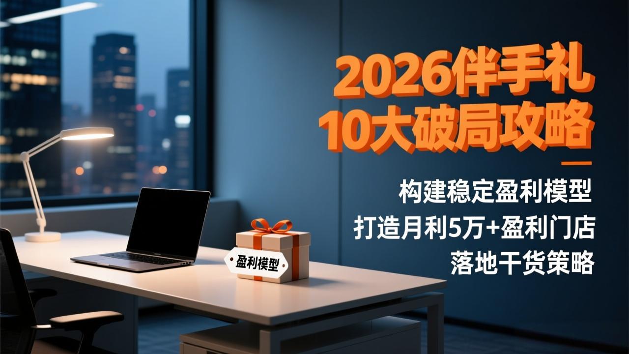 2026伴手礼10大破局攻略：构建稳定盈利模型，打造月利5万+盈利门店，落地干货策略-副业网