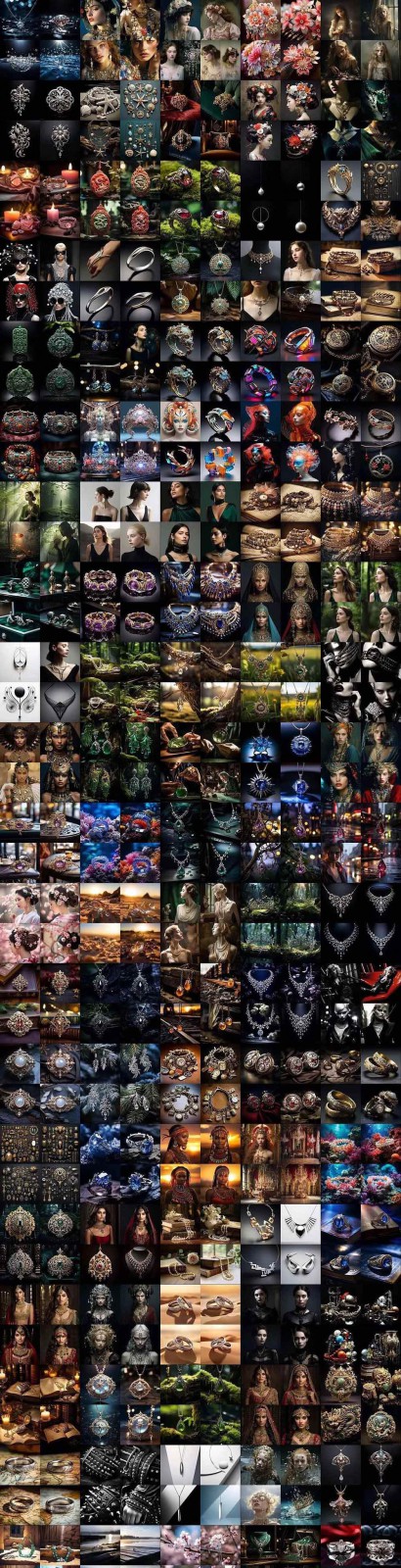 图片[9]-463个Midjourney珠宝摄影提示词：覆盖全品类珠宝，AI设计秒出专业效果-副业网