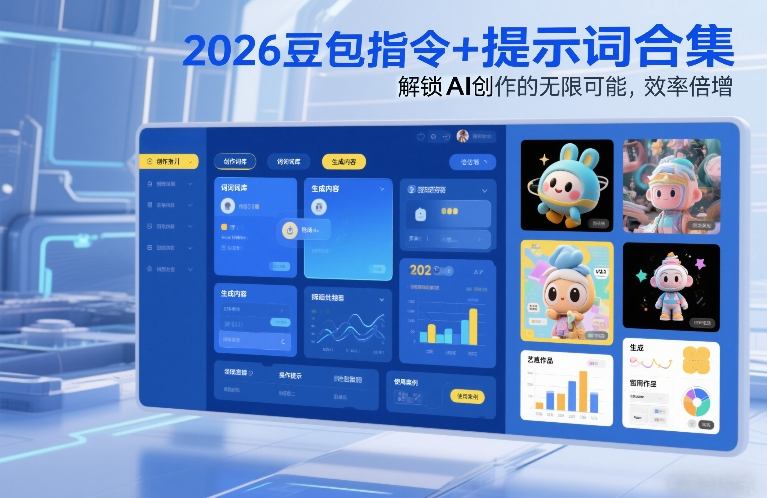 2026豆包指令+提示词合集，解锁AI创作的无限可能，效率倍增-副业网