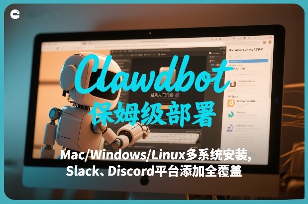 Clawdbot保姆级部署，从入门介绍、Mac/Windows/Linux多系统安装，到Slack、Discord平台添加全覆盖-副业网