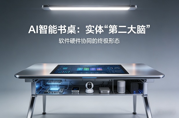 AI智能书桌搭建，构建你的实体“第二大脑”，软件硬件协同的终极形态-副业网