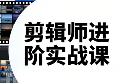 剪辑师进阶实战课(更新23年-25年)-副业网