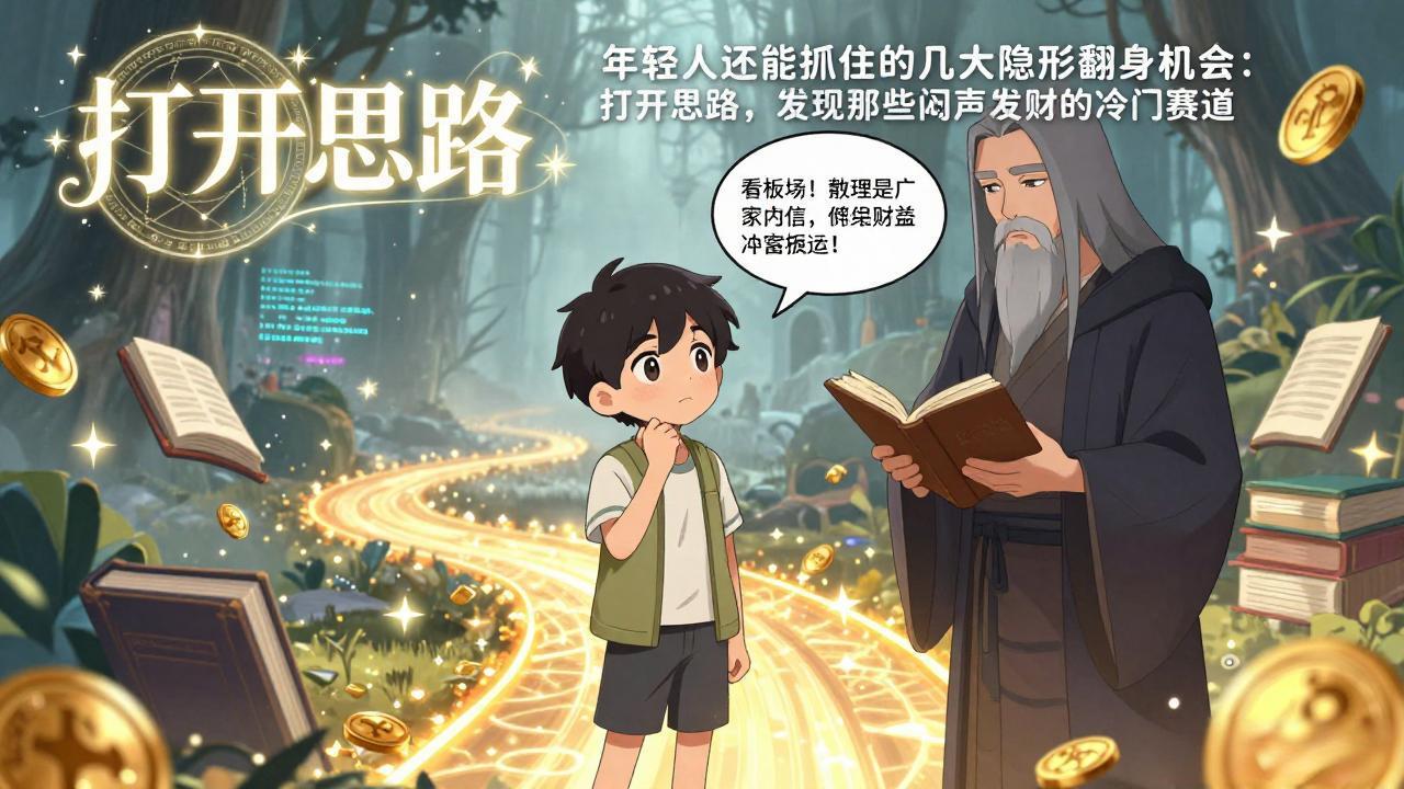 付费文1+2：年轻人还能抓住的几大隐形翻身机会：打开思路，发现那些闷声发财的冷门赛道-副业网