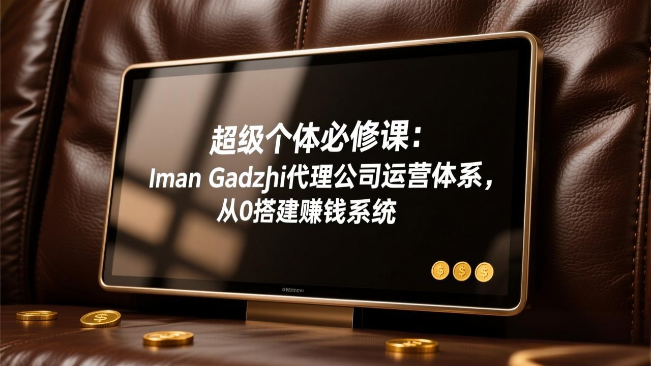 超级个体必修课：Iman Gadzhi代理公司运营体系，从0搭建赚钱系统-副业网