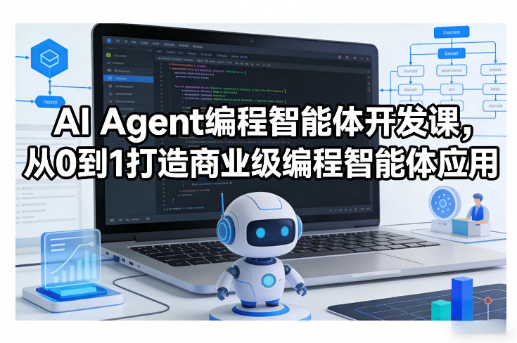 AI Agent编程智能体开发课，从0到1打造商业级编程智能体应用-副业网