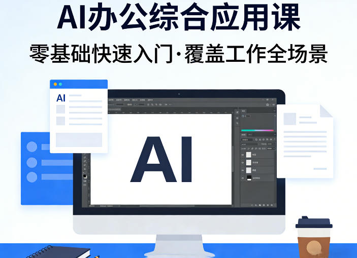 AI办公综合应用课，零基础快速入门，覆盖了工作中各种应用场景-副业网