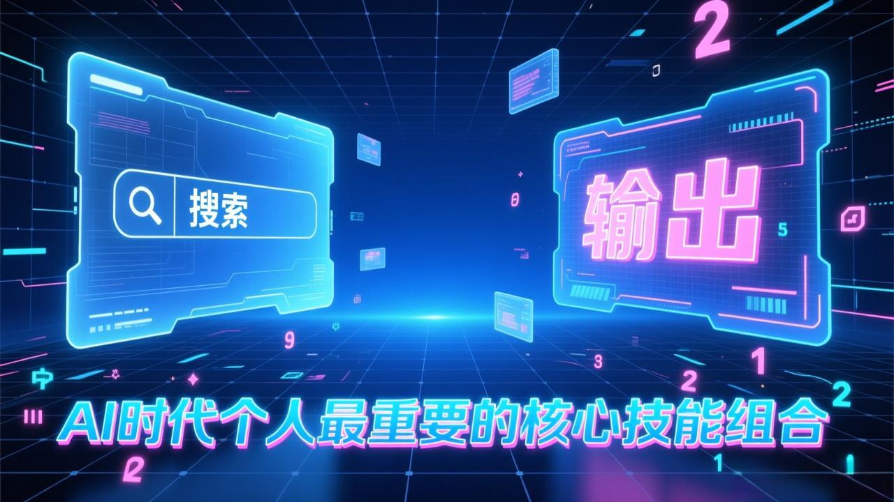 付费文章：AI时代个人最重要的核心技能组合：“输出能力”和“搜索能力”-副业网