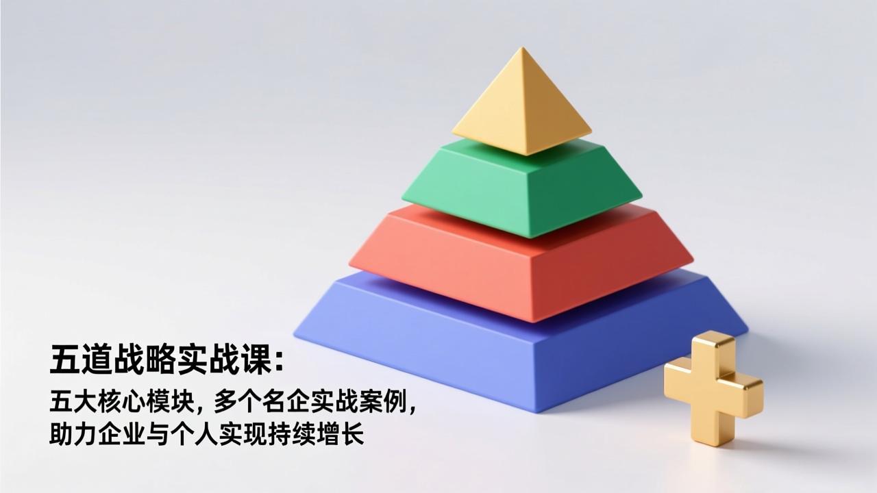 五道战略实战课：五大核心模块，多个名企实战案例，助力企业与个人实现持续增长-副业网