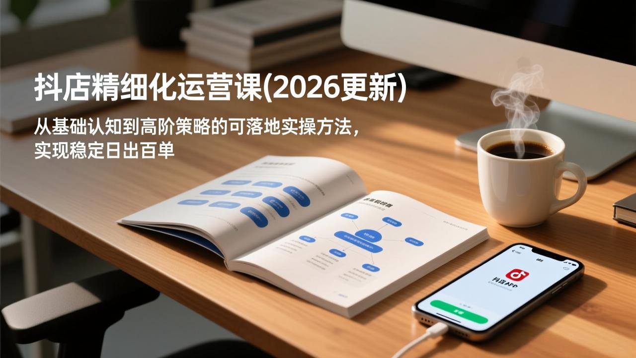 抖店精细化运营课(2026更新-副业网